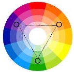 Triadic colours combinations